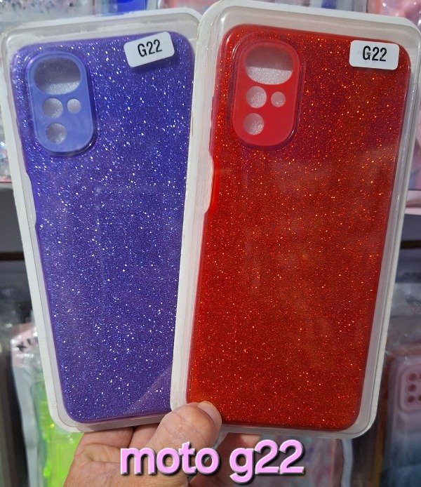 Producto - Fundas brillo. Moto g22