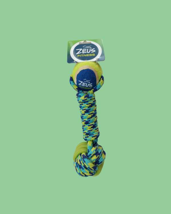 Producto - Zeus Pelota Doble Con Soga Y Manguera Trenzada