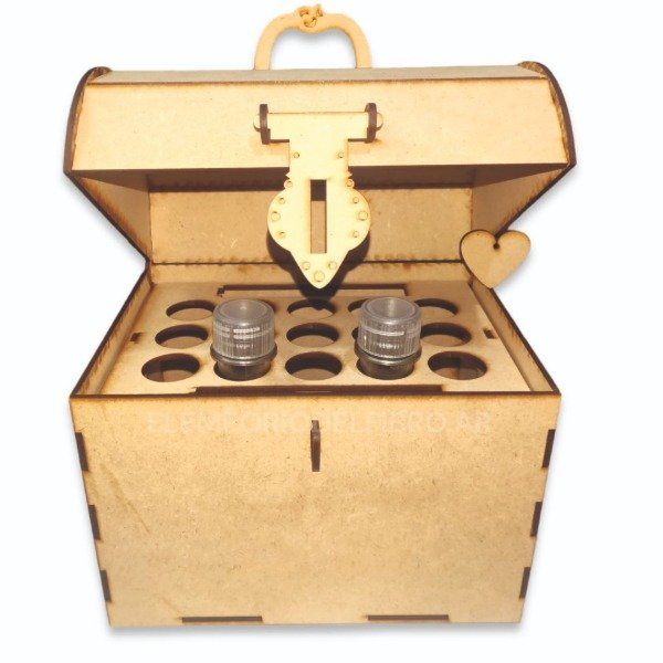 Producto - Cofre Baúl 15 Años Para Tubos Pergaminos