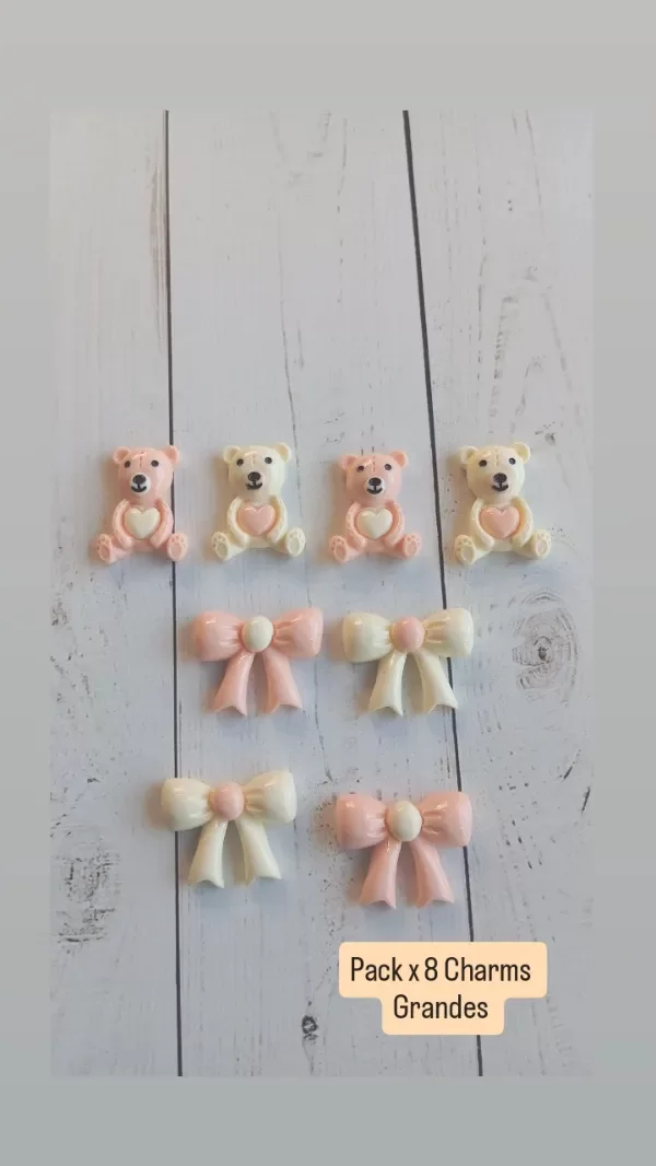 Producto - PACK X 8 CHARMS GRANDES OSITOS