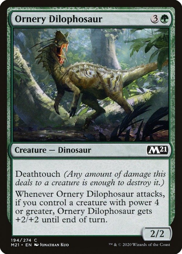 Producto - Ornery Dilophosaur  Core Set 2021