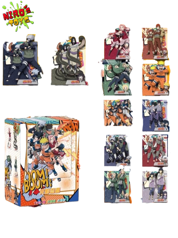 Producto - Figuras de acrílico set x12 (Grandes) - Figura Naruto - Nirostoys