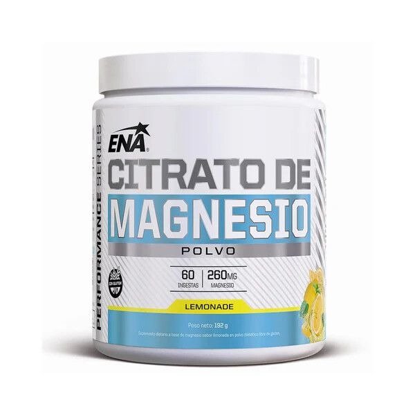Producto - ENA SPORT CITRATO DE MAGNESIO LEMONADE 192 GRS