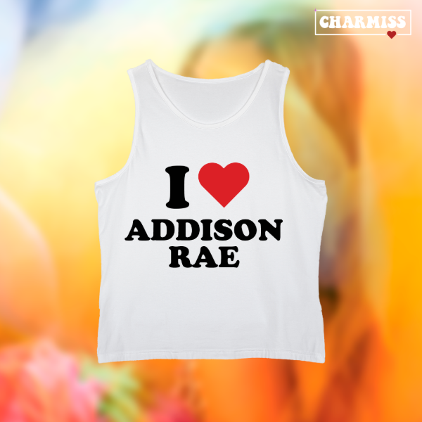 TANK TOP- i love addison rae