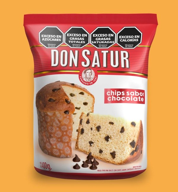 Producto - DON SATUR PAN DULCE CON CHIPS X400G