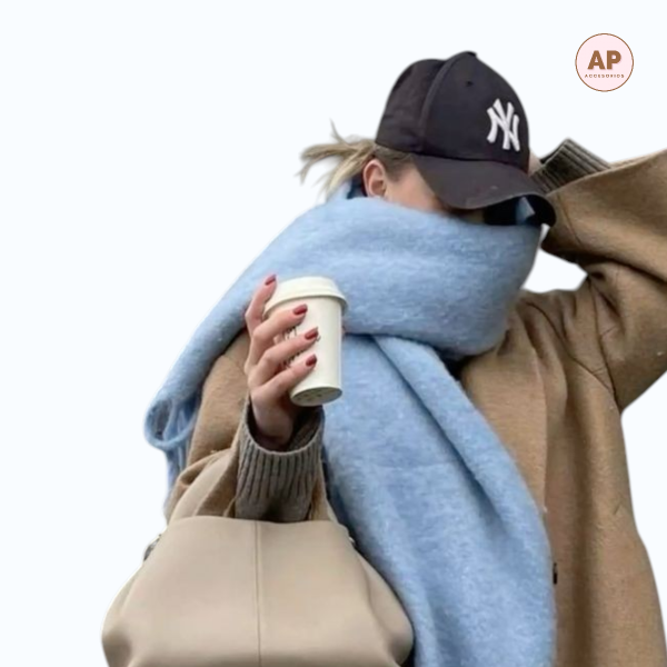 Producto - BUFANDA NUBE CELESTE