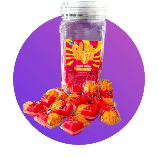 Producto - GOMITAS BLANDAS PAPAS FRITAS  X30 PCS