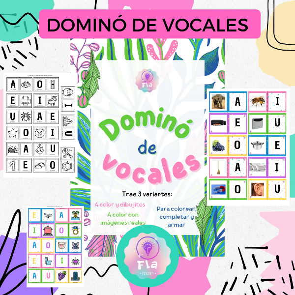 Producto - Dominó de vocales