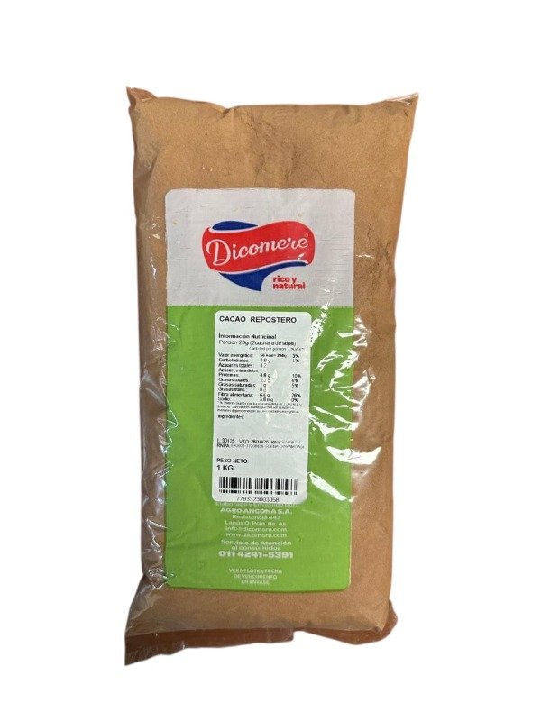 Producto - Cacao Amargo No Alcalino en Polvo (Sin Tacc) x 1kg
