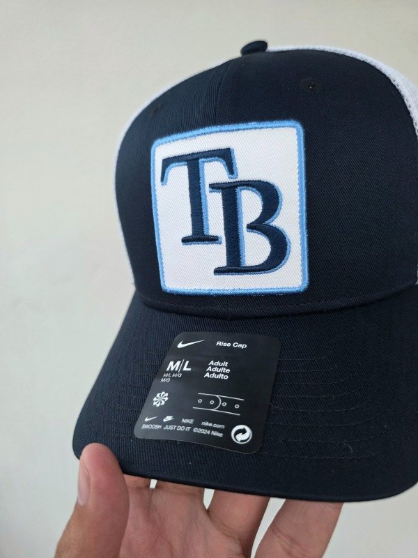 Tampa Bay Rays Nike Rise Trucker Adjustable 2026 — imagen 2