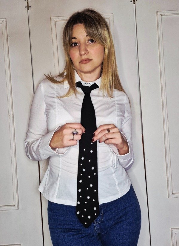 Producto - Corbata Perlas - 0