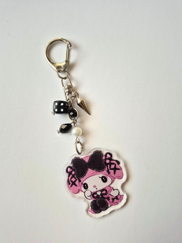 Producto - Llavero acrílico Kuromi/My Melody