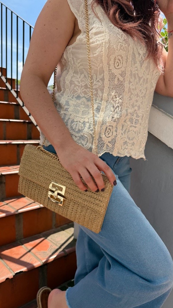 Producto - Clutch Rafia