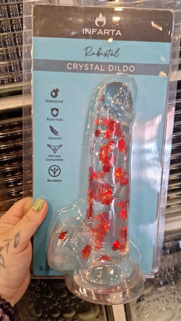 Producto - Dildo Criystal Rubistal (OFERTA)