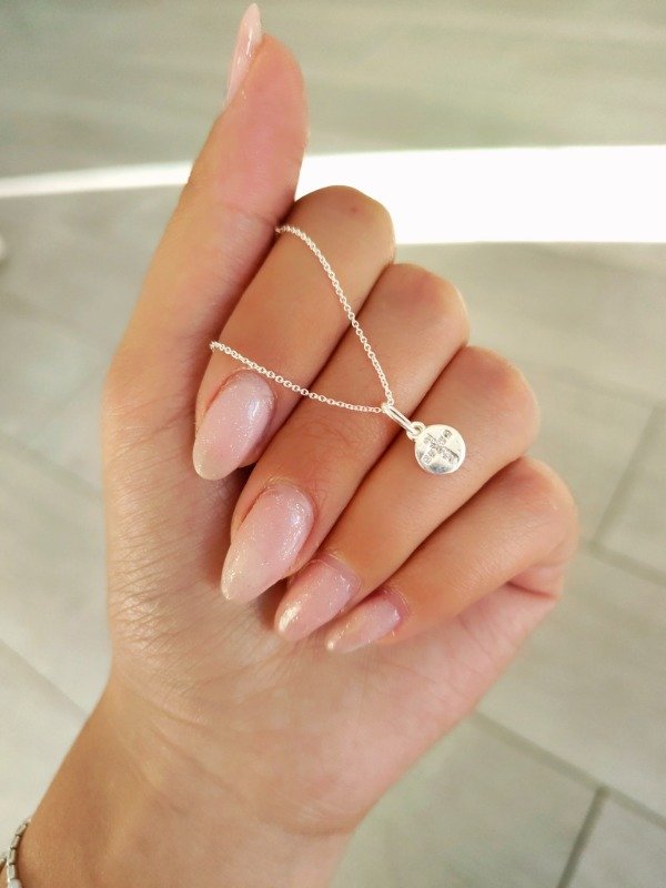 Producto - Conjunto dije mini cruz con micropavé