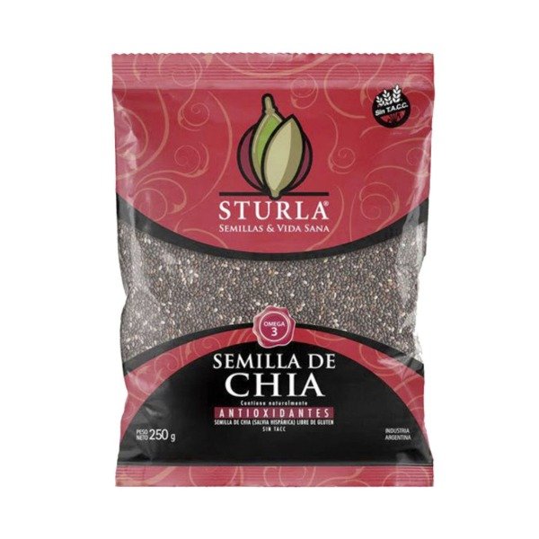 Producto - Semilla de chía envasada STURLA x 250g