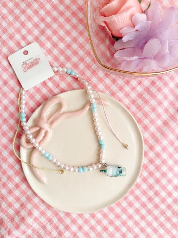Producto - Collar Starbucks Frapuccino Celeste