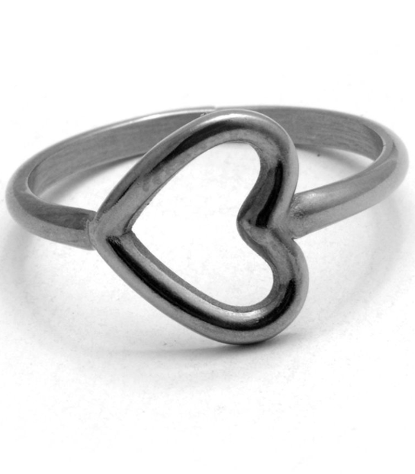 Producto - Anillo corazon calado talle 19