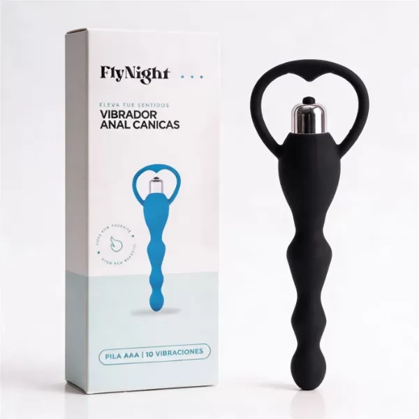 Producto - Vibrador Anal Canicas Negro - 1