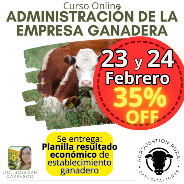 Producto - Curso online Administración de la Empresa Ganadera