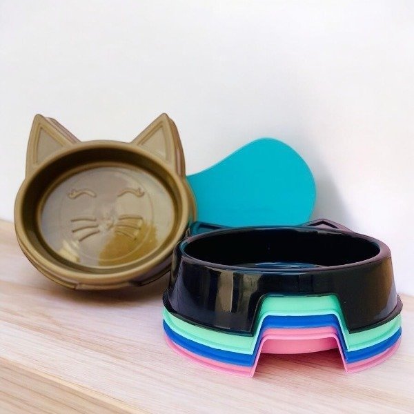 Producto - COMEDERO/BEBEDERO GATITO 17 X 14 X 4CM
