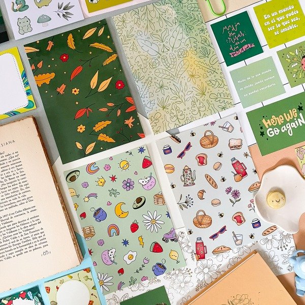 Producto - Miss Journal Box MIX especial - Gradientes Verdes