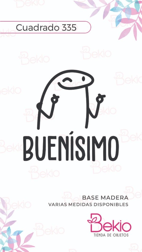 Producto - Sello Cuadrado 335 - Buenisimo Flork