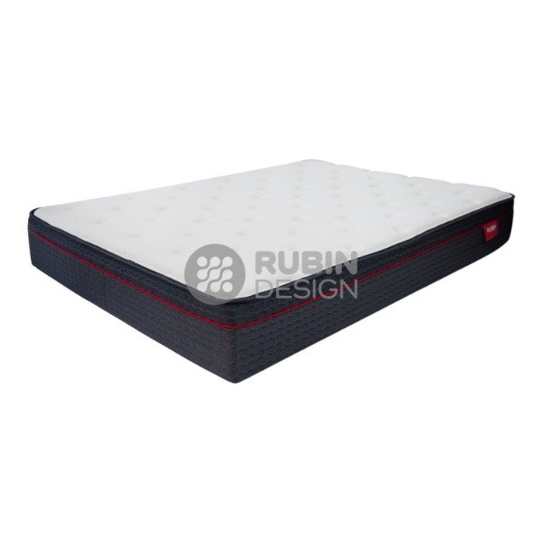 Producto - Colchón de espuma RUBIN 140x190x26 26KG R26E tela de punto - 0