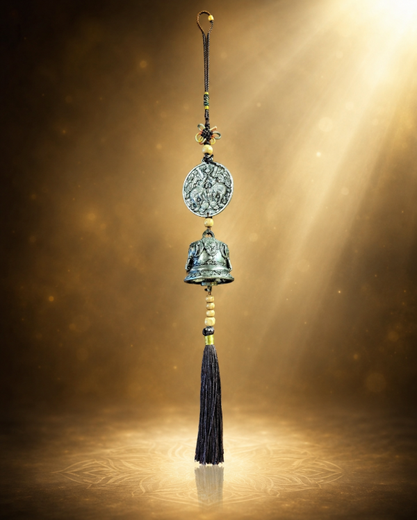Producto - Llamador simple campana con elefantes 40 cm