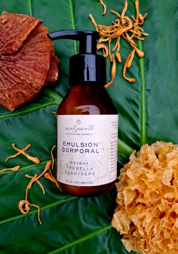 Producto - Crema corporal con REISHI, CORDYCEPS Y TREMELLA 125 ml.