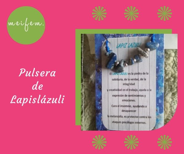 Producto - Pulsera de Lapislázuli