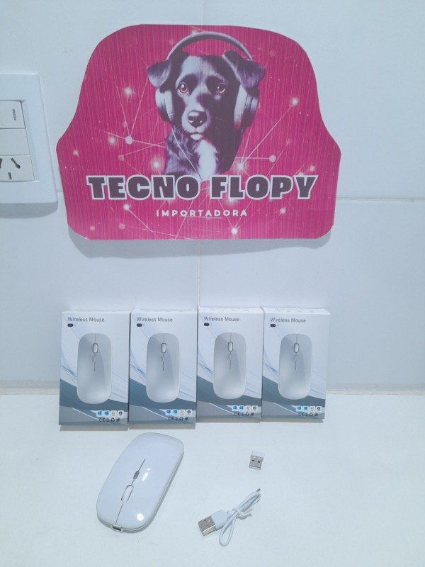 Producto - Mouse inalambrico con luz r3cargable