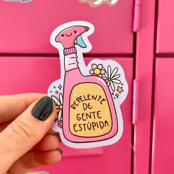 Producto - Sticker die cut Vinilo Repelente