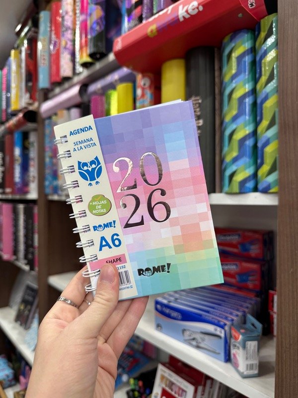Producto - Agenda SHAPE A6 SEMANAL DEGRADE