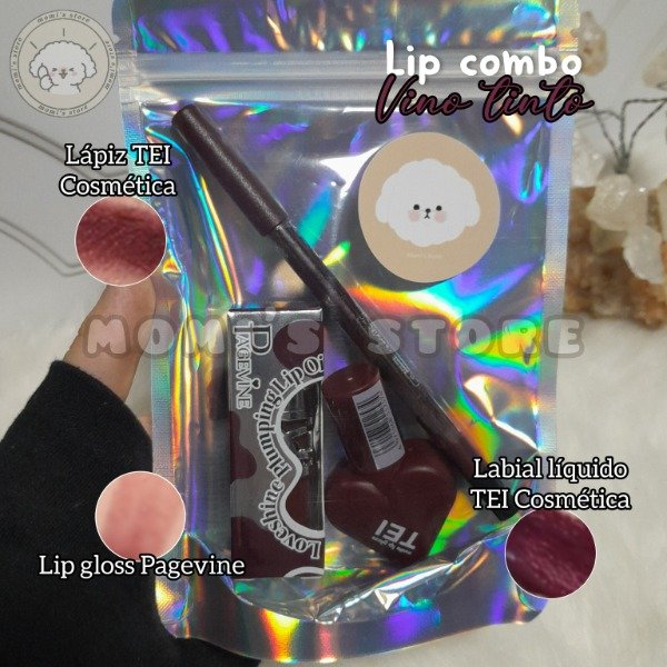Producto - Lip combo "vino tinto"
