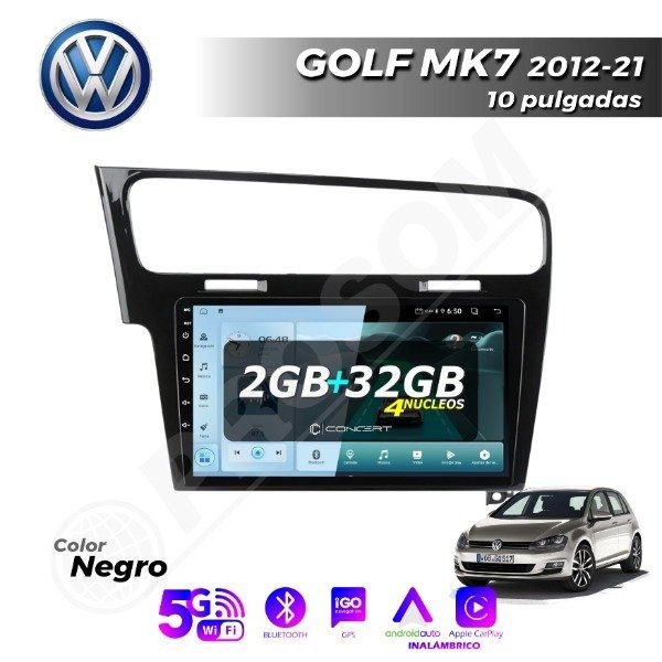 Producto - MULTIMEDIA VOLKSWAGEN GOLF 2012/21 + 2G 32 M - 9" CON CAR PLAY Y ANDROID AUTO