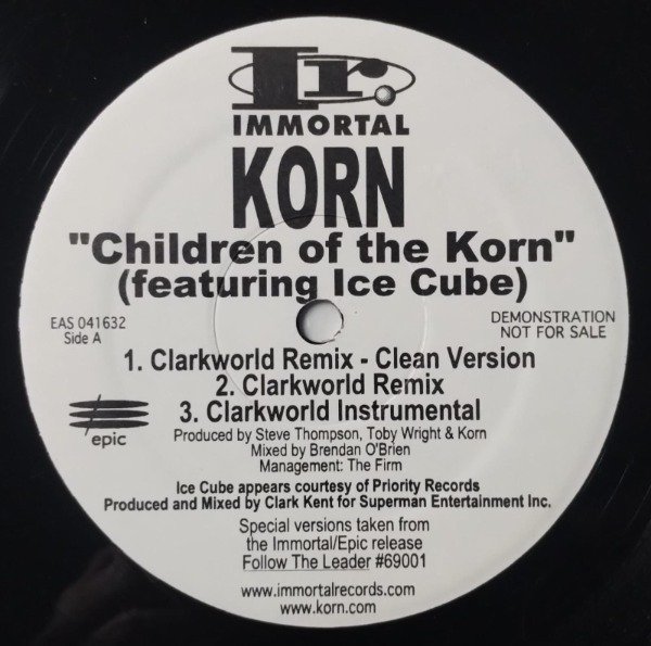 Producto - KORN Children Of The Korn Got The Life REMIXES Vinilo 12 USA 1998 - 1