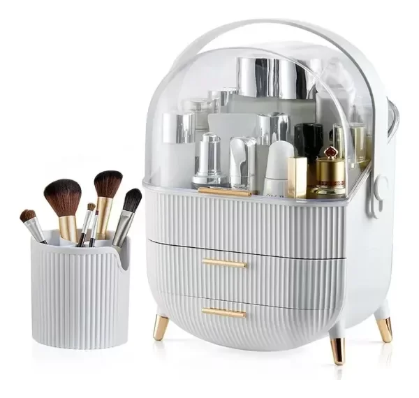 Producto - Organizador De Maquillaje Porta Cosméticos + Org De Brochas
