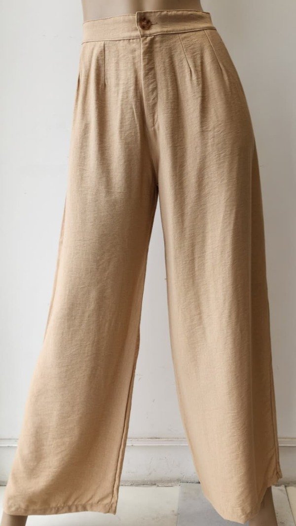 Producto - Pantalón Ancho Con Cierre Botón Taylor Liso (Art. 5461)