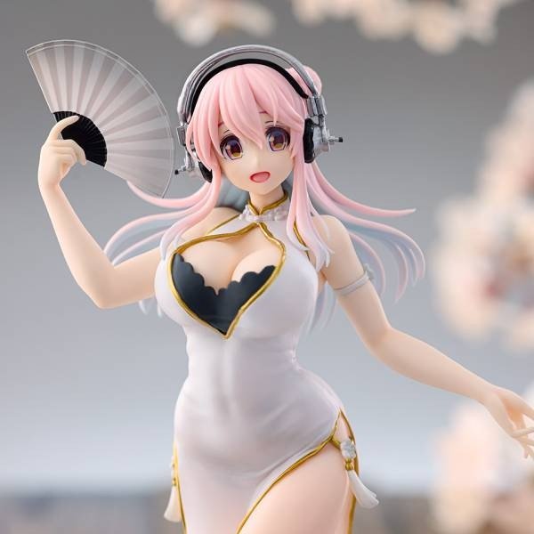 Producto - Figura Original Super Sonico - (White China Dress Ver.) - Trio-Try-iT - FuRyu