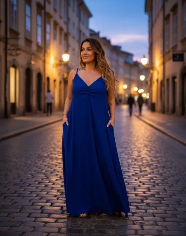 Producto - Emilia azul acero