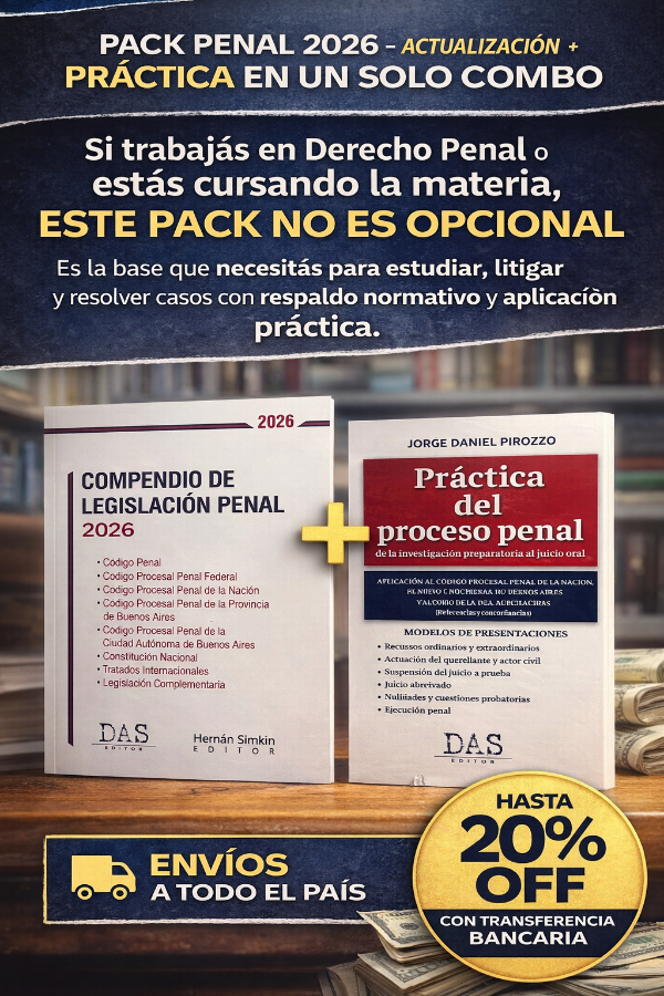 Producto - Pack Procedimiento penal esencial