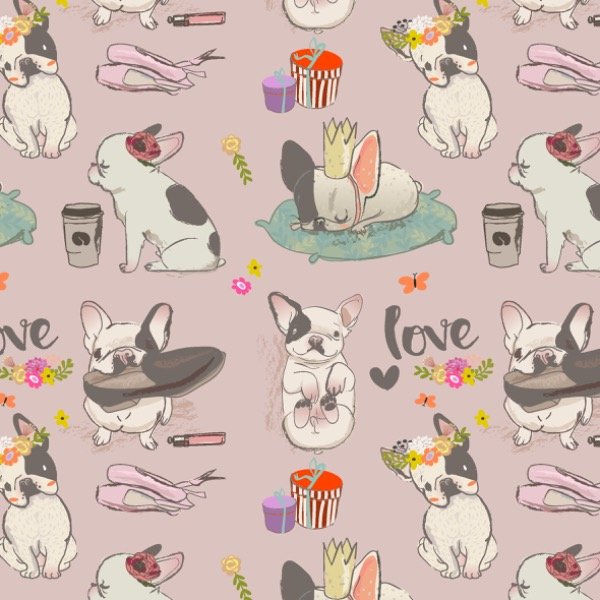 Producto - Bull dog frances rosa