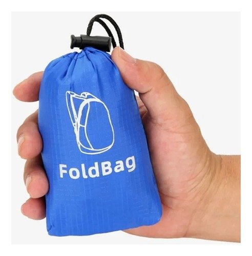 Producto - MINI MOCHILA PLEGABLE IMPERMEABLE LIVIANA COLORES SURTIDOS - 5