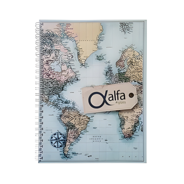 Producto - CUADERNO ALFA C/ESPIRAL T/CARTA X48 HOJAS