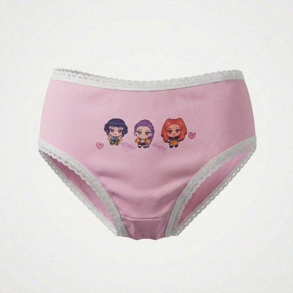 Producto - BOMBACHITA K-POP DEMON HUNTER ROSA PURO ALGODON