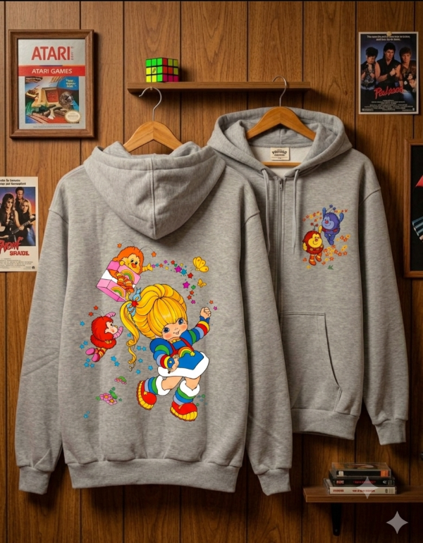 Producto - Campera Algodon Rustico Rainbow Brite Sparkle Gris - 0