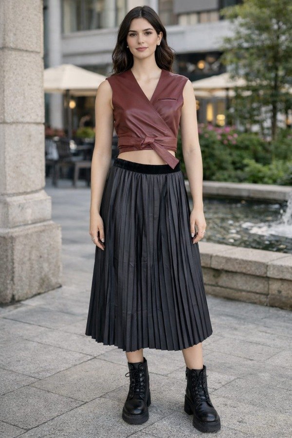 Producto - FALDA PLISADA ENGOMADA