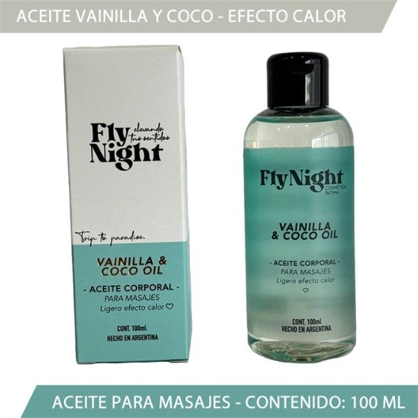 Producto - ACEITE PARA MASAJES  VAINILLA Y COCO