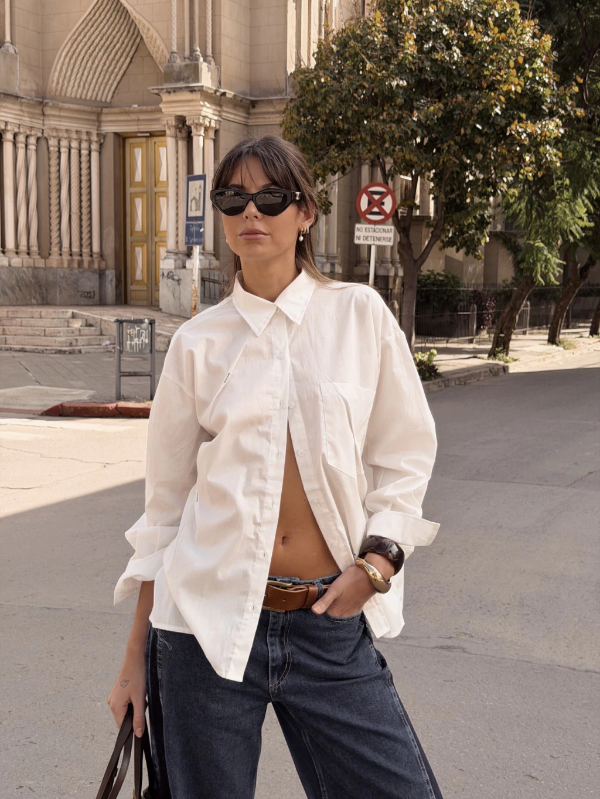 Producto - CAMISA RAW SOLID OFF WHITE
